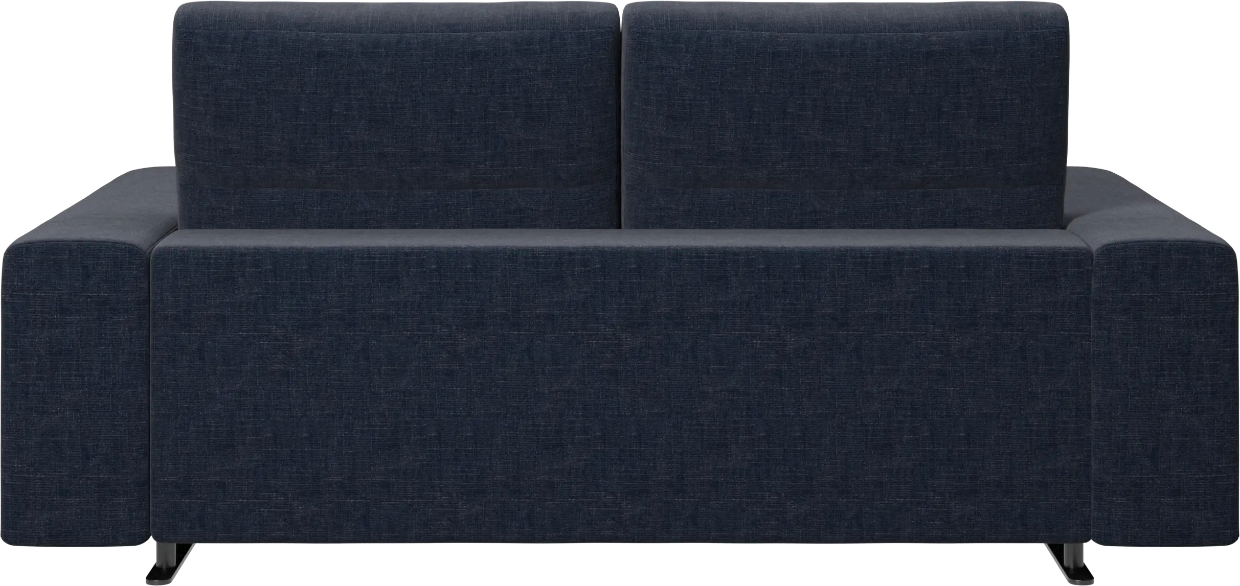 Hampton sofa with adjustable back and storage on the right